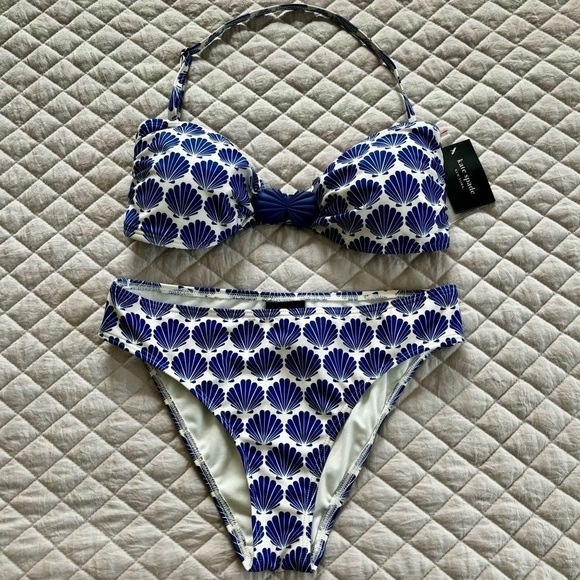 NWT Kate Spade Shell Print Bikini set - Picture 5 of 6